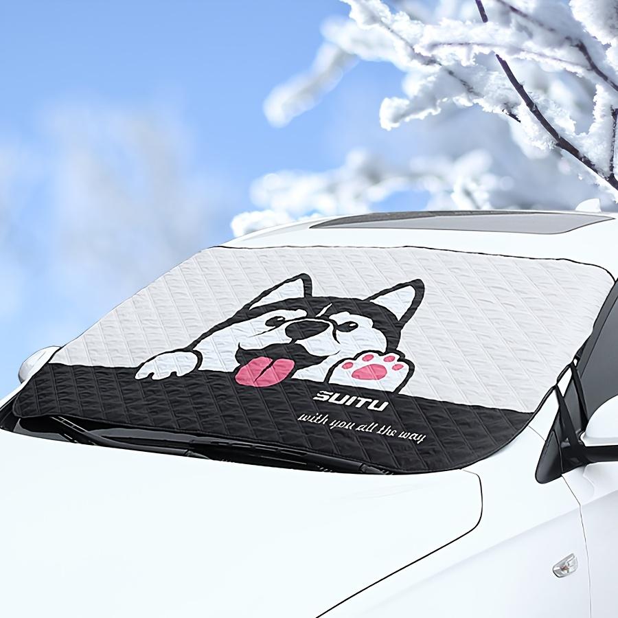 Auto Windschutzscheiben-Hitzeschutzabdeckung Auto Frontscheiben-Frostdecke Schneeschutz für SUV-LKW Winter Autozubehör