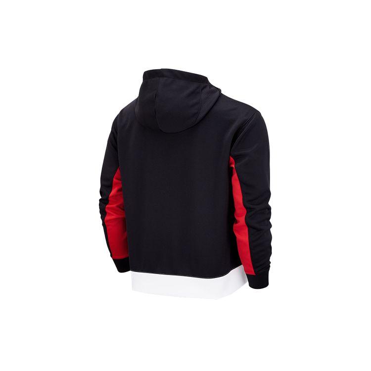 Nike Colorblock Knit Hoodie Men Tops Red DH9727-011