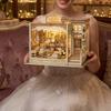 Miniature Jewelry Shop Detailed House with Light Decorative Storefront Model Kit for