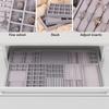 Ulele 14 Pack Jewelry Trays Organizer Velvet Stackable Jewellery Drawer Organiser Tray Insert Divided Storage Box Display Tray,R