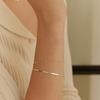 Lewe [6mm+10mm Pearl Earrings Free] Shining Point Ball Bracelet