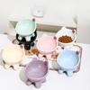Bevel Ceramic Cat Food Bowl Cute Pets Drinkers for Cats Protect Neck High Feet Dog Bowl Anti-Flip Slow Feeding Bowl Pet Supplies