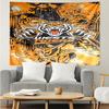 1PC Wests Tigers Roar Strength And Pride Tapestry, Unique Design Tapestry, Suitable for Bedroom,Livingroom, Playroom,Heartwarming Holiday Gifts