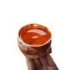 Gilt (Dragon Soaring in Prosperity) Silver Inlaid Kung Fu Tea Master Single Kiln Change Tasting Cup T