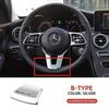 Horké W221 2025 Pro Mercedes-Benz Pro Logo AMG Samolepka na volant Kryt emblému auta Samolepka na interiér Nálepka Pro AMG Mercedes Ben YX4