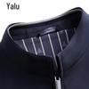 Yalu Men's Stand-up Collar Business Casual Jacket