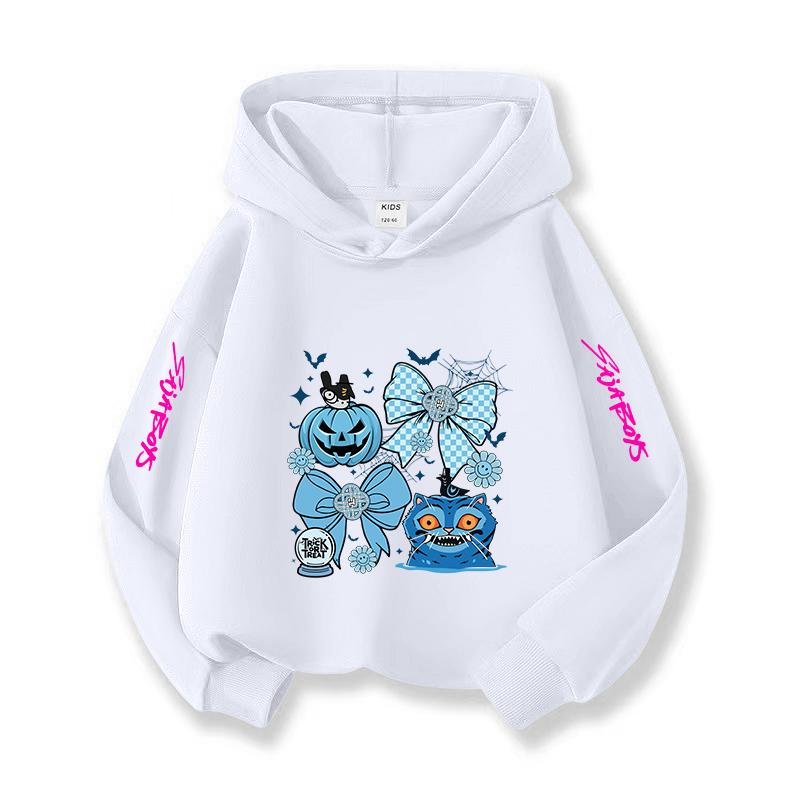 2025 New K-POP Animated Children's Hoodie Fashion Cartoon Printed Girls' Hoodie Sportswear Casual Style Top