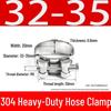 304 Stainless Steel European-Style Single Head Hose Clamp