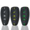 Car Key Pack For Ford St Line Fiesta Focus Mondeo Ecosport Kuga Edge Escape Metallic Silicone Car Key Fob Case Accessories
