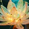 3D Twisted Stick Lotus Flower Lantern Luminous Handheld Lantern  Traditional Decor
