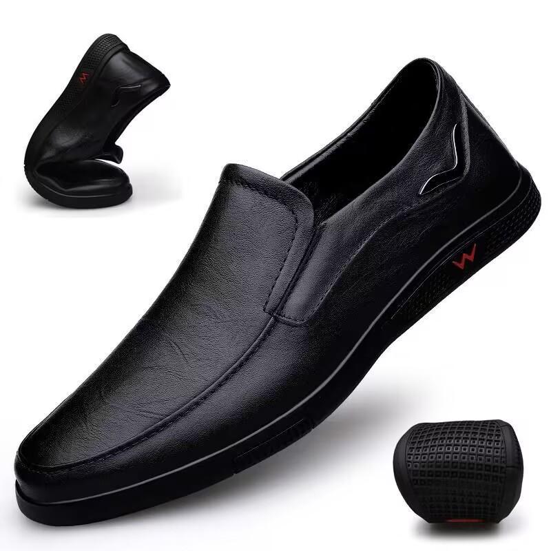 Scarpe casual in pelle per raccogliere perdite pelle morbida suole morbide Scarpe Doudou coprono i piedi