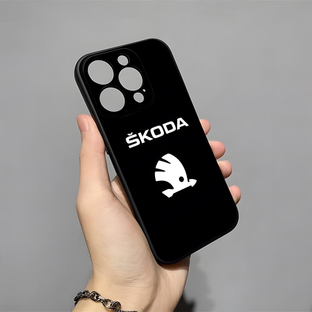 Super Car Design-Skoda Phone Case For 16 Pro Max Iphone 15 14 Pro Max 13pro 11 X Xs Xr 8 7Plus Silicone Cover