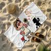 Singer Bad B-Bunny Towel Yoga Gym Yoga Gym Lightweight Portable for Swimming Beach Travel Sports Accessories Sandproof