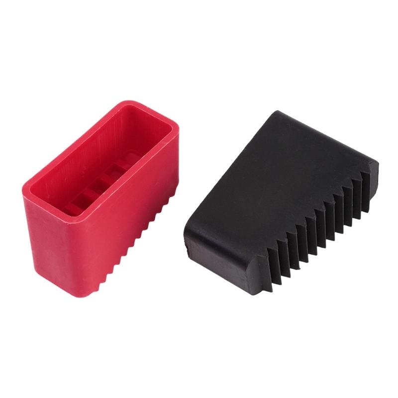 4 יחידות כיסויי רגלי סולם כרית הארכה כיסוי סולם בולם בטיחות החלפה לאביזרי בטיחות לסולם