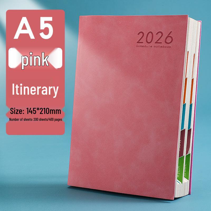 Cross-border English A5 Schedule Book: Custom Logo High-Value Notebook Planner In Stock