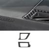 2Pcs Carbon Fiber Interior Defogger Vent Cover Trim For Toyota Tacoma 2016-