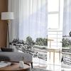 Eiffelturm in Paris, transparente Vorhänge für Wohnzimmer, transparente Tüll-Fensterbehandlungen, Schlafzimmer, Küche, Heimdekoration, Schleiervorhänge