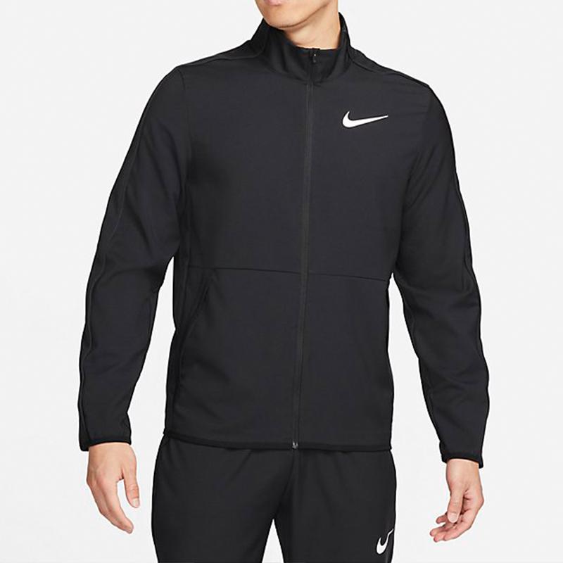 Nike Chaqueta Tejida Casual Transpirable Set de Pantalones Largos Deportivos para Hombre Set Negro DM6620-011 +DD5004-010