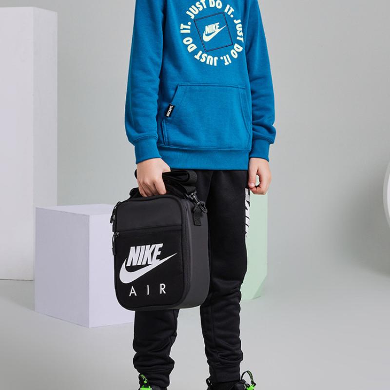 Nike Polyester Umhängetasche, Crossbody Bag Regular Unisex Rein Schwarz Lässig NY2033035GS-001