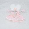 Changing Dressing Game Lace Dress Suit Plush Rabbit Ear Headsress  10CM/20CM Doll