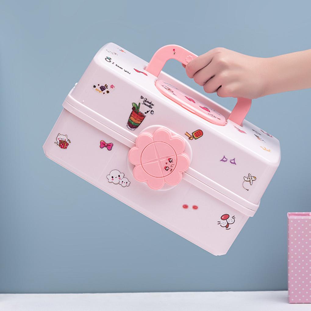 Mehrzweck-Aufbewahrungsbox für Haarschmuck, gut organisiert und tragbar, tragbare Aufbewahrungsbox für Kopfseile