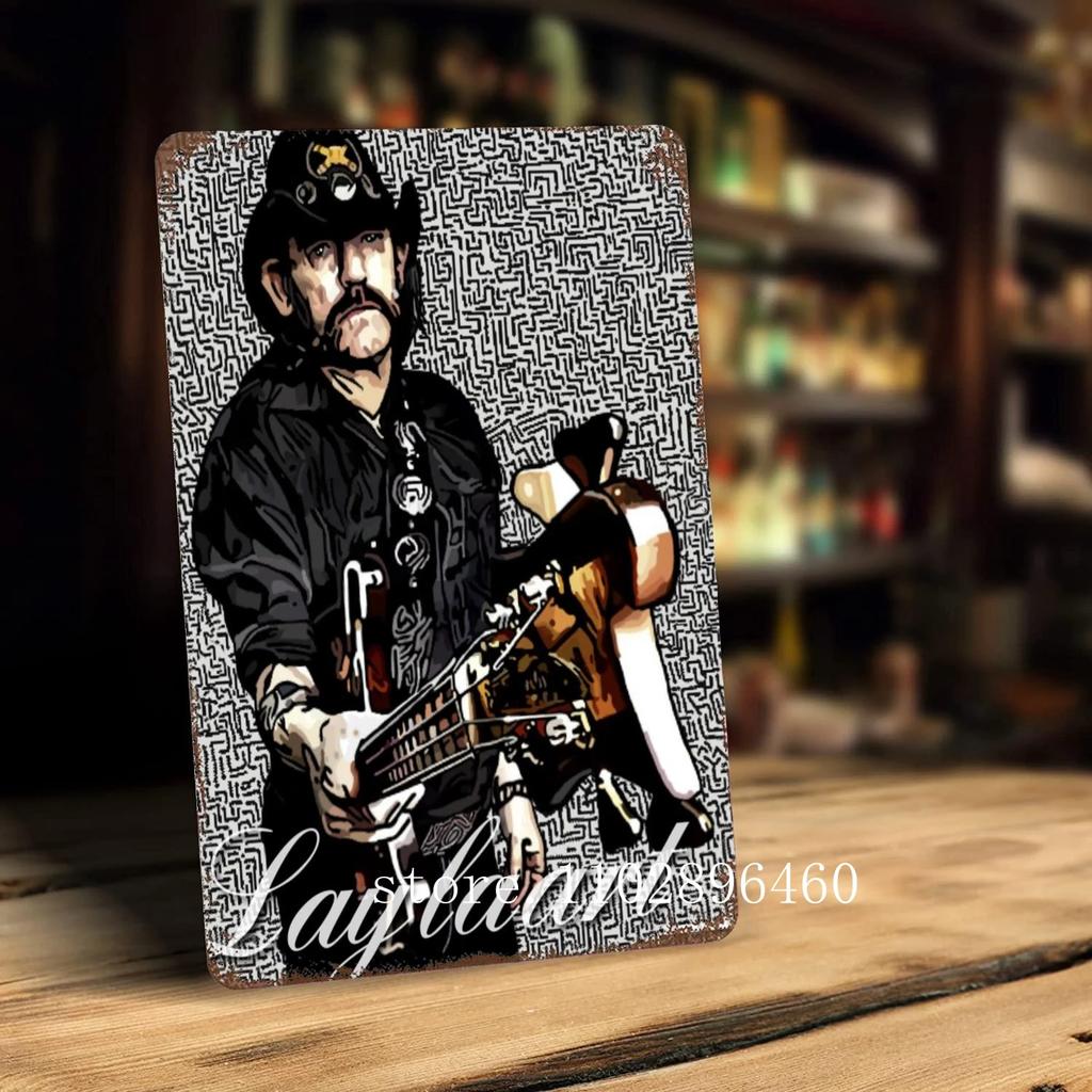 Lemmy kilmister Metallschilder & Schilder Wanddeko Vintage Blechschilder Captain Metall Poster Dekor für Bar Pub Club Wanddekoration