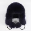 On Sale Real Fox Fur Women's Russian Ushanka Aviator Trapper Snow Skiing Hats Caps Earflap Winter Ladies Fox Fur Bomber Hat