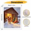 Christmas digital painting oil painting art Santa Claus snowman gifts winter scene kit hand painting home decoration painting