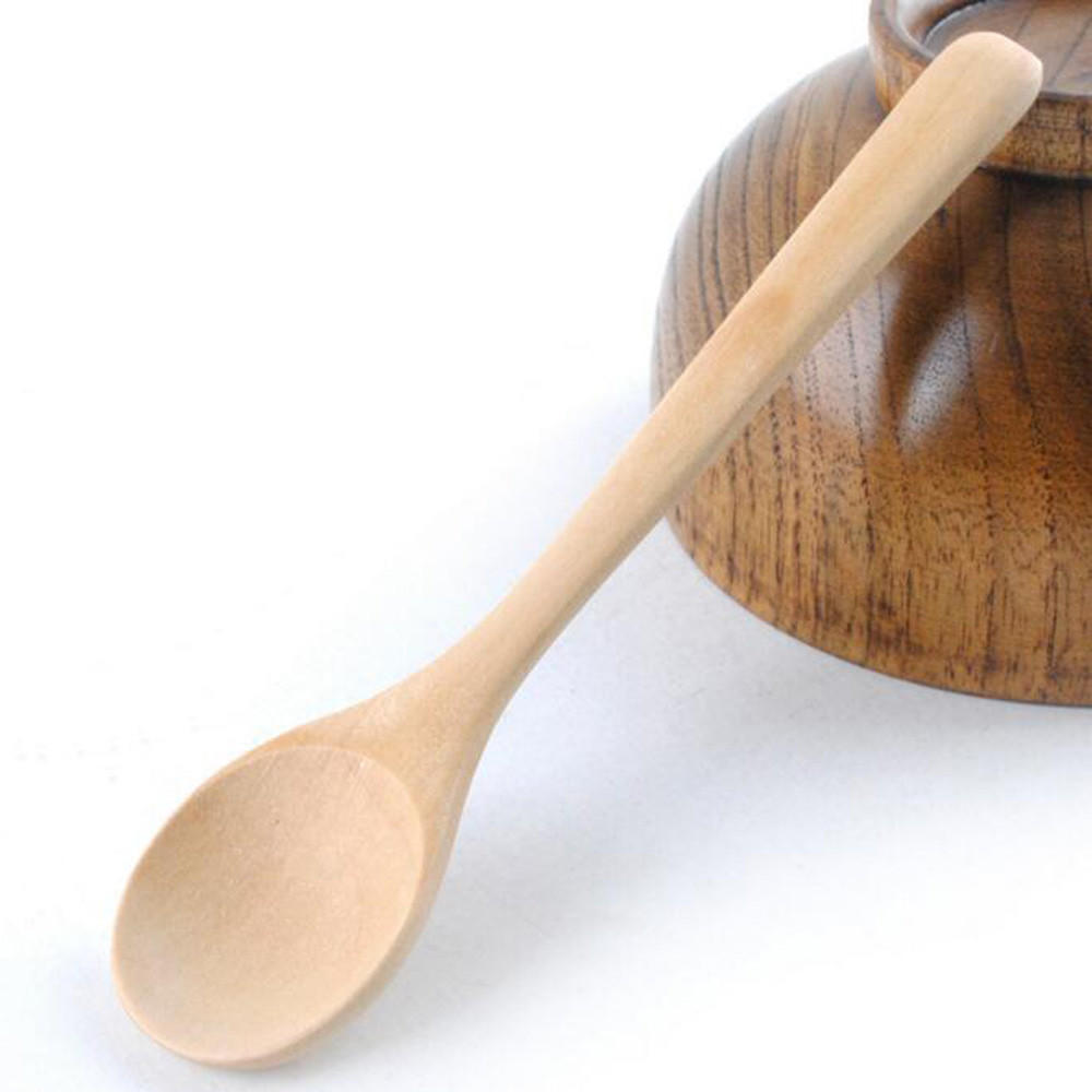 Bambú de Madera de 3 piezas conjunto de utensilios de cocina comedor cuchillo tenedor cuchara de sopa de mezcla
