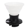 Pour Over Coffee Dripper Ceramic Heat Proof Immersion Cone Coffee Maker Dripper Filter Holder for Home Travel