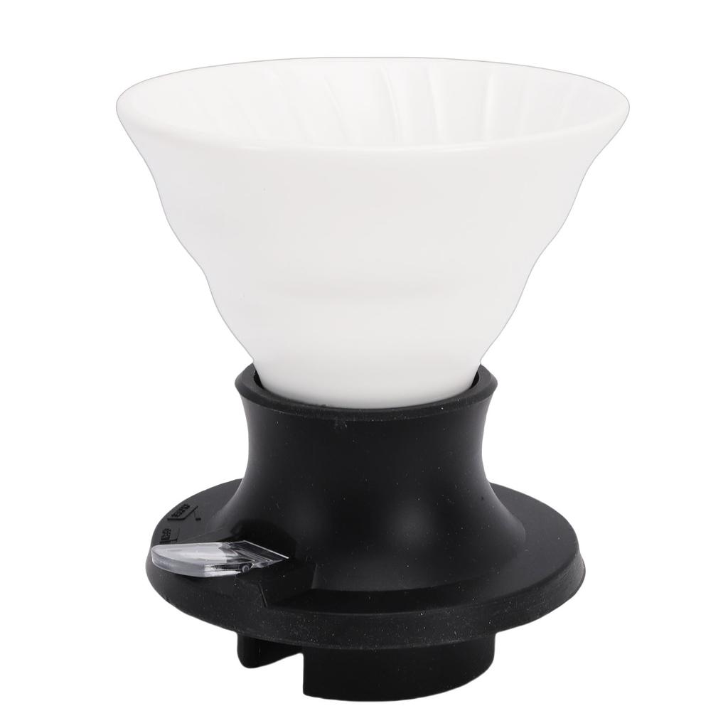 Pour Over Coffee Dripper Ceramic Heat Proof Immersion Cone Coffee Maker Dripper Filter Holder for Home Travel