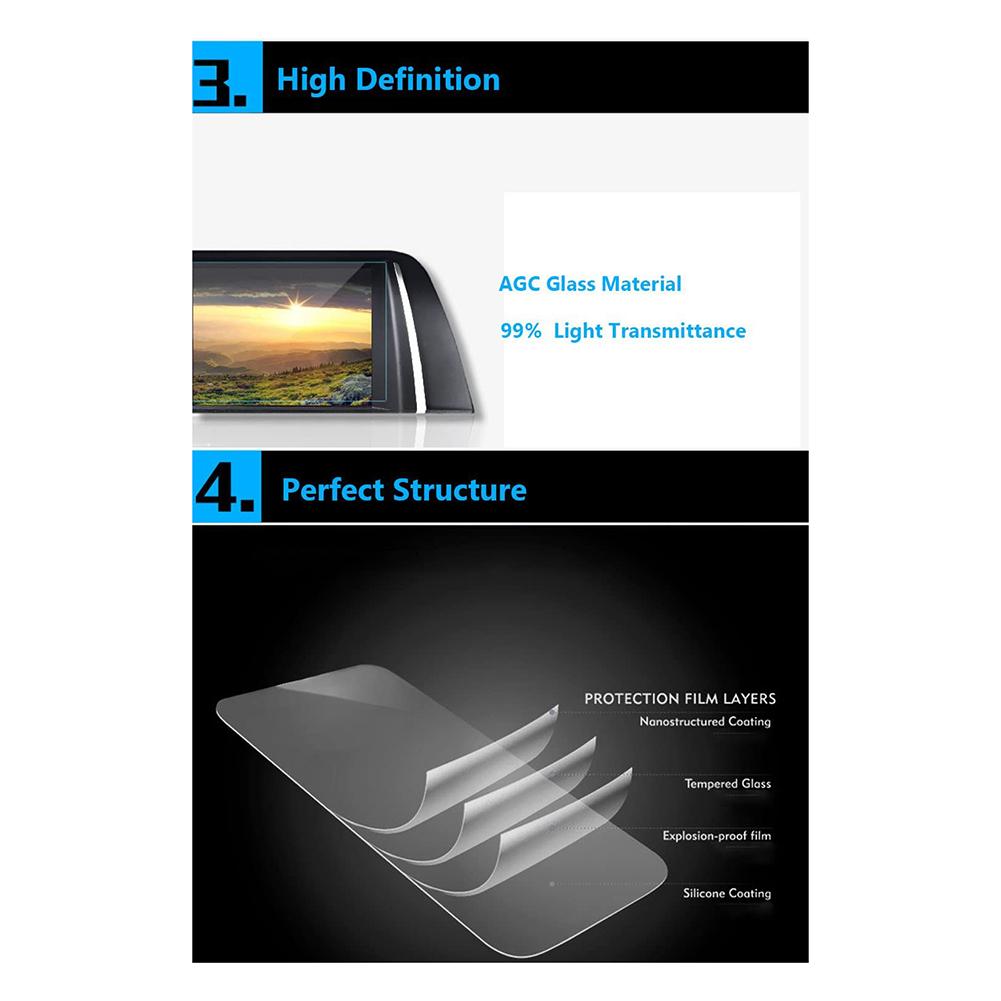 Portable 10.25 Inch GPS Navigation Display Screen Protector Film For -BMW X3 G01 X4 G02 2018-2025 Touchscreen Tempered Glass Fil