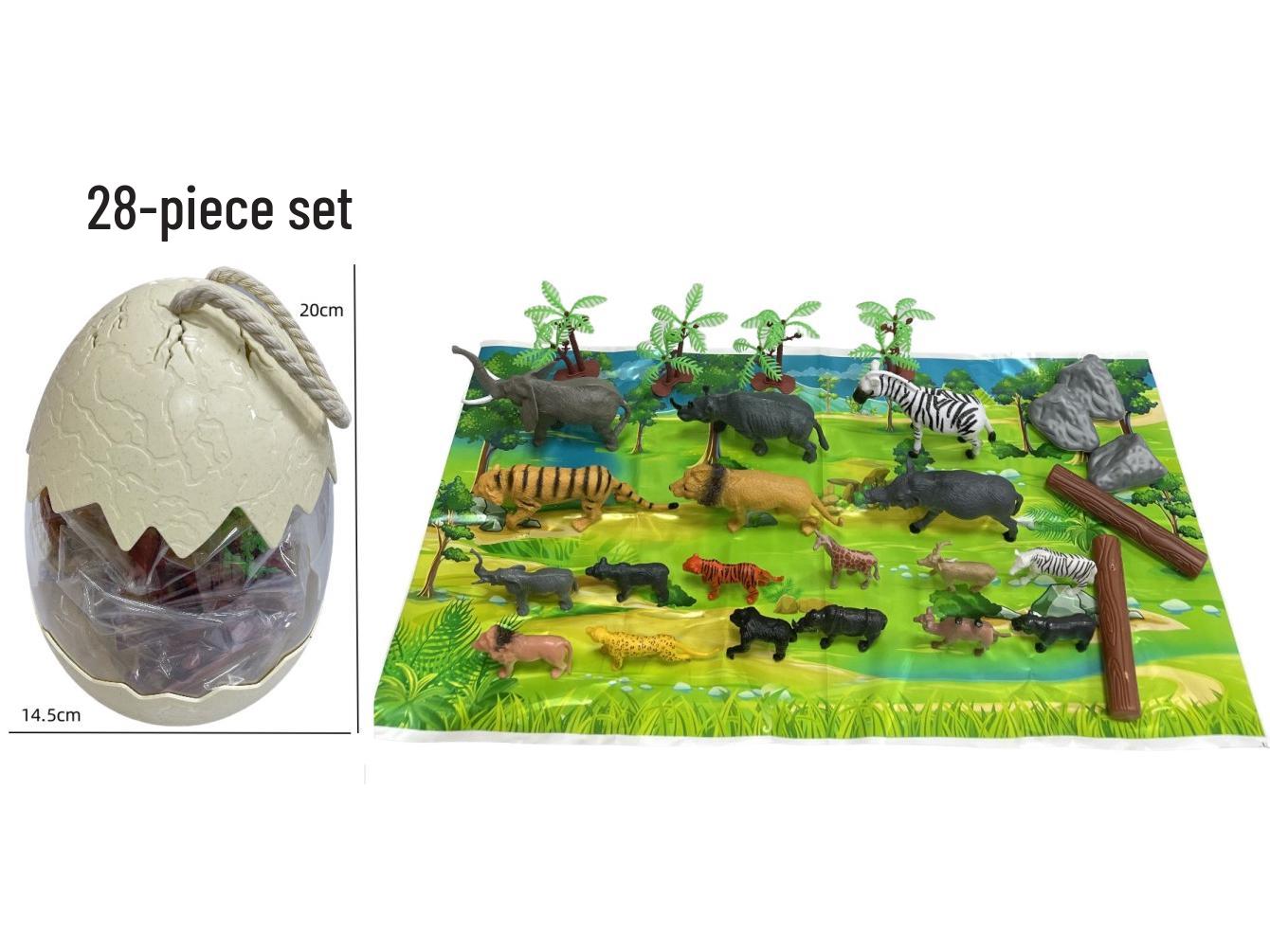 Educational Wildlife Simulation Model: Interactive Science & Cognitive Toy for Kids