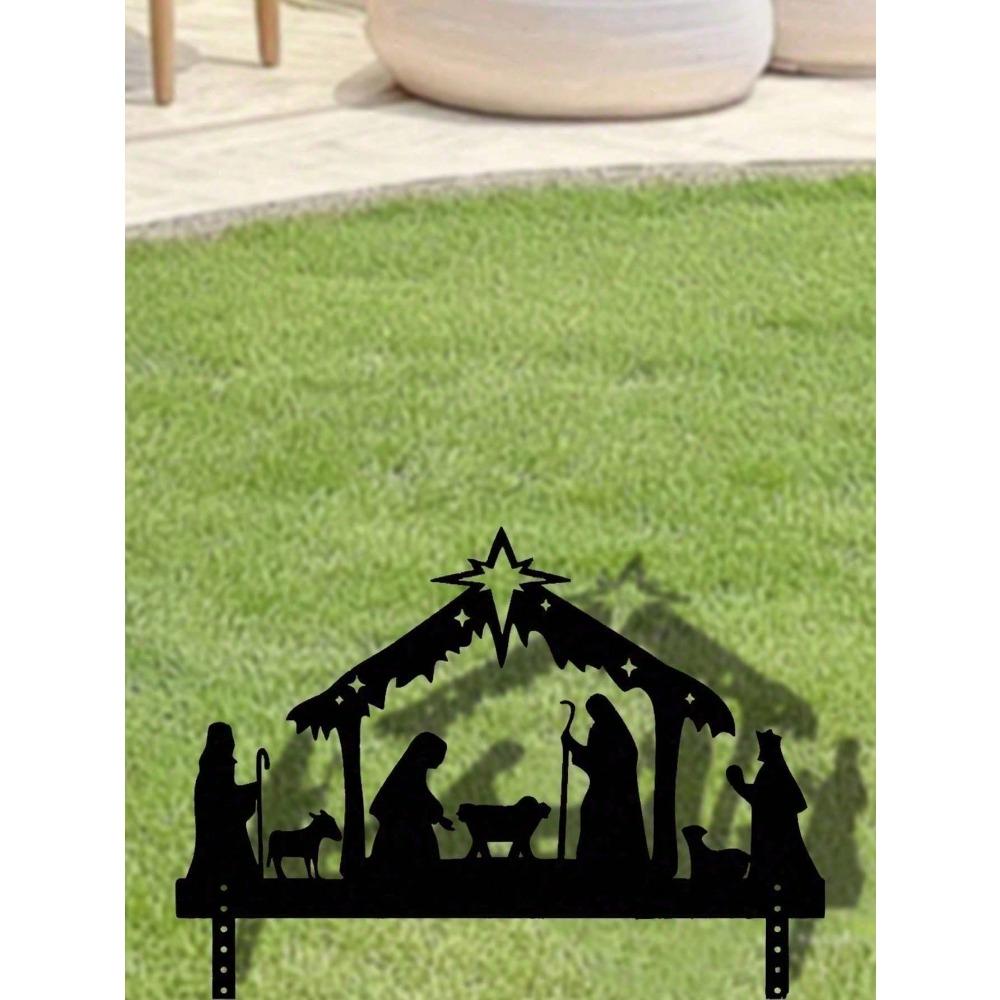 Outdoor Nativity Scene Projector Light, Christmas Laser Projector for Yard Wall Decor, Waterproof Holy Family Night Lamp for Holiday Party Decoration