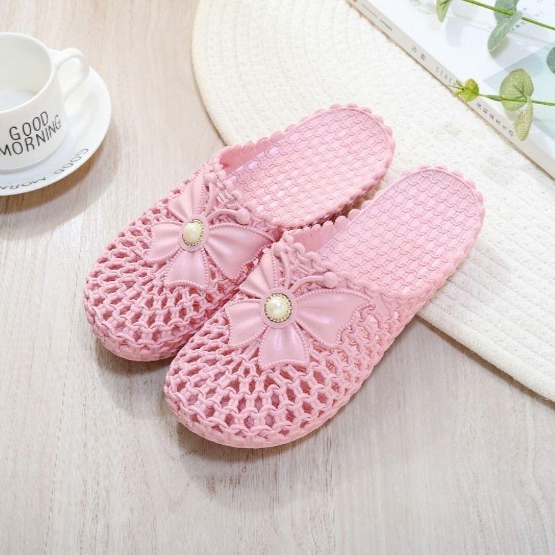 

Новые летние тапочки для женщин, универсальная пляжная обувь для дома и улицы 40 розовый