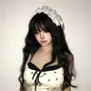 Lace Bowknot Hairhoop for Women Girl Sweet Ribbon Lace Headband Cosplay Costume Party Headdress for Anime Show