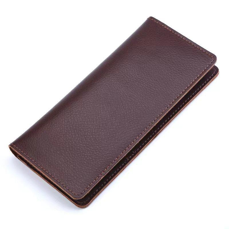 Korean Style Women's Long Leather Wallet - Gold, Solid Color, Large Capacity, Multifunctional Clutch