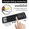 2 Pcs Privacy Sign, Vacant/Meeting in Progress Sign, 7 x 2 Inch Door Sign for Office Conference, Tells Whether Room Vacant or In a Meeting, Slider