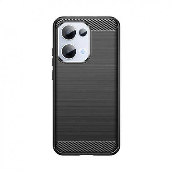 

Phone Case For Oppo Reno13 ,flexible Tpu Fiber Protective Cover For Oppo Reno13 чёрный