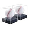 Softball Display Box Transparent Dustproof Waterproof Anti-UV Versatile Acrylic Baseball Display Storage Box Sporting Goods