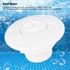 Pool Drain Fitting Connect, High Strength ABS Material Water Spout Draining Accessory Replacement for Swimming Pool   Ground Easy Maintenance