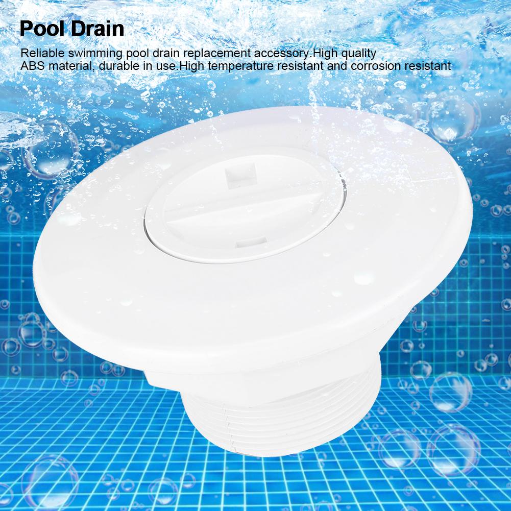 Pool Drain Fitting Connect, High Strength ABS Material Water Spout Draining Accessory Replacement for Swimming Pool   Ground Easy Maintenance