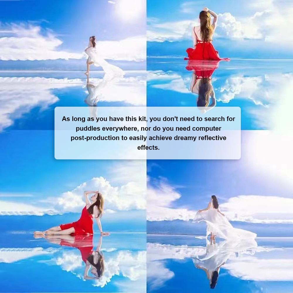 

Smartphone Camera Mirror Reflection Clip Kit Portable Mobile Phone Reflection Shooting Clip for Outing Travel чёрный