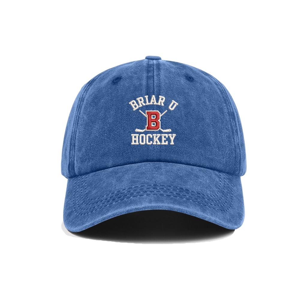 Briar U Hockey Adjustable Baseball Cap Classic Six-Panel Structured Design with Curved Visor and Embroidered Logo for Everyday Wear