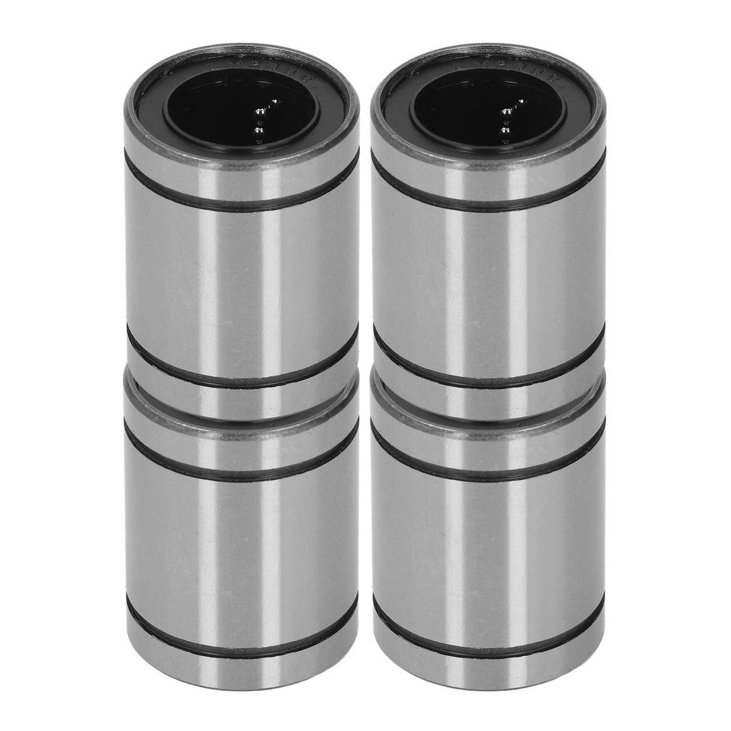 4 szt. Stalowe łożysko liniowe 20 mm ID 32 mm OD 48 mm szerokości LM20UU do urządzeń maszynowych