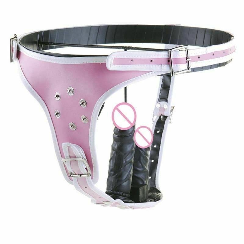Pegging Kit Pink Panties Black Realistic Dildos Strapon Harness Strap Ons