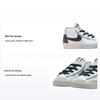 Blazer 77 Remix Durable Mid-Top Kids Skate Shoes Kids Sneaker White Green Black FN6939-101