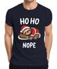 Ho Ho Nope Sloth Santa Hat Sleeping Funny Gift Unisexs Tshirt