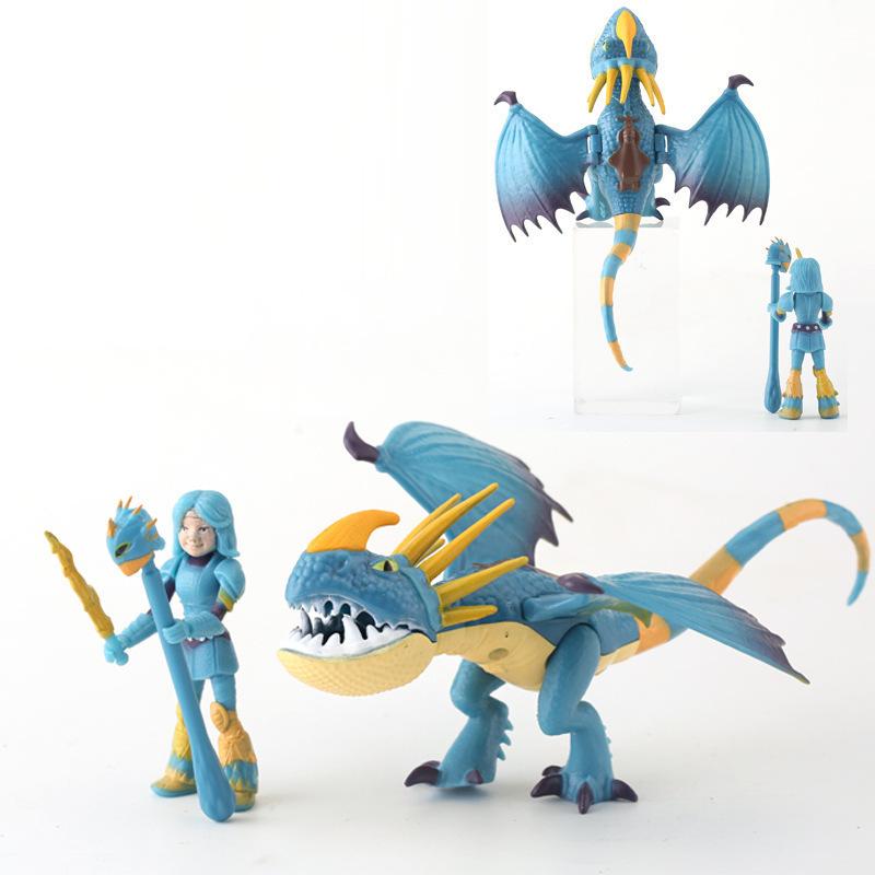 6 Pcs/Set How To Train Your Dragon Toothless Night Assemble Wings Pvc Action Figure Figurine Desktop Decoration For Collectors