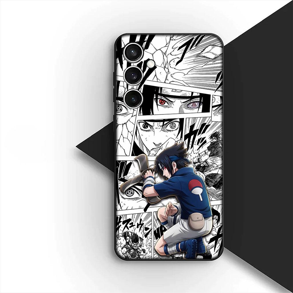 Cover for Samsung Galaxy S22 S21 S20 FE Ultra Plus A07 A17 A15 A16 A25 A57 A37 Soft Case Jiraiya Kakashi Narutos Uchiha Sasuke